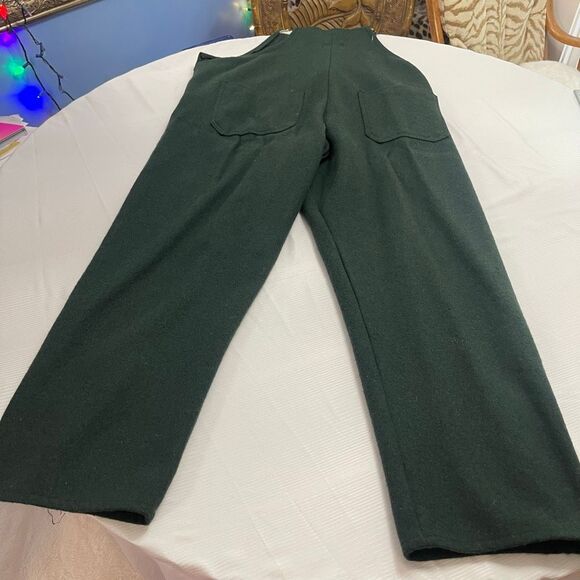 CODET Canadian Wool Woodsman’s Bib Overalls Men’s Dark Green Size XL - Picture 7 of 8